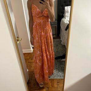 A.L.C Printed Maxi Dress